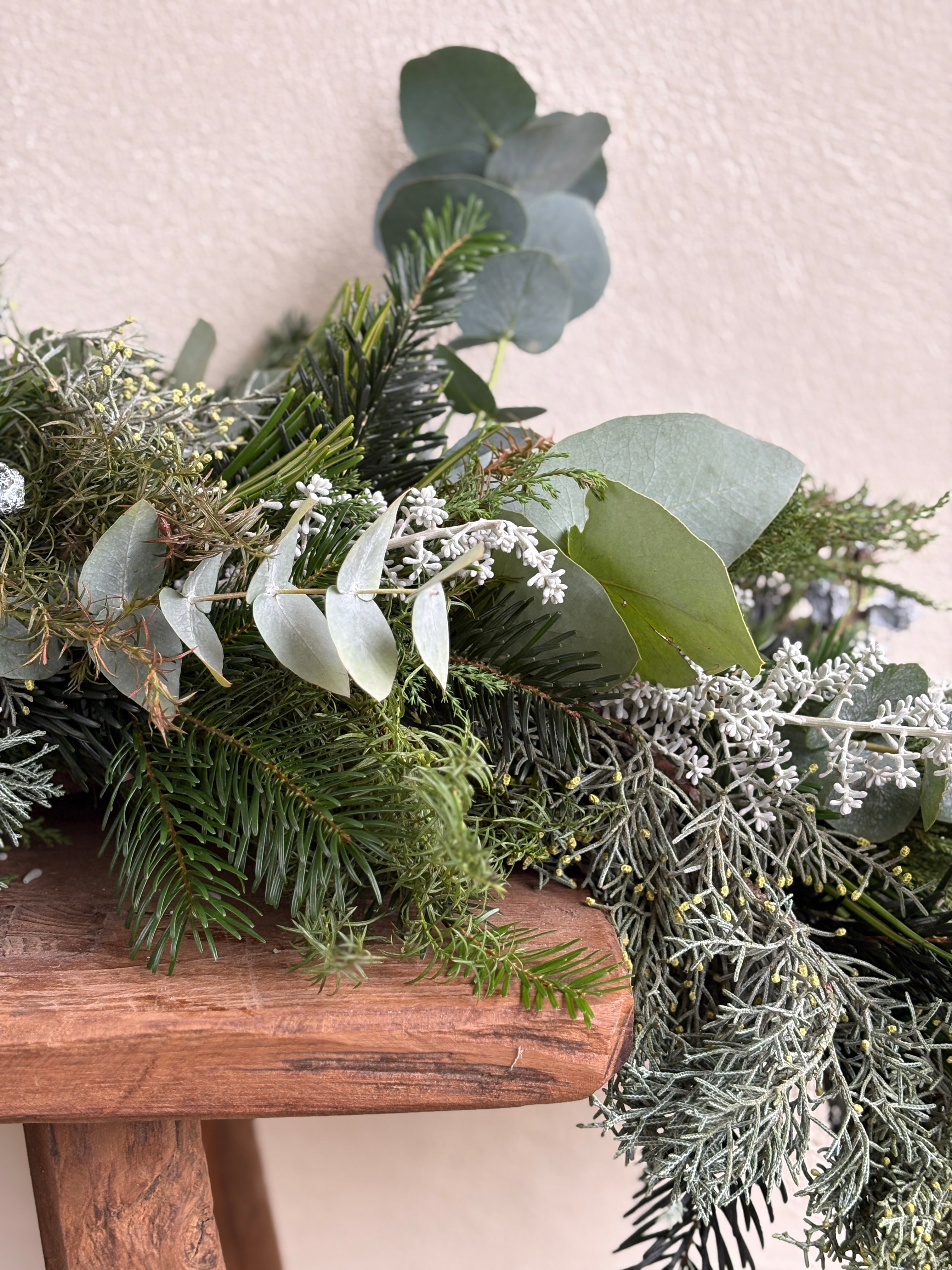 A White Christmas Garland