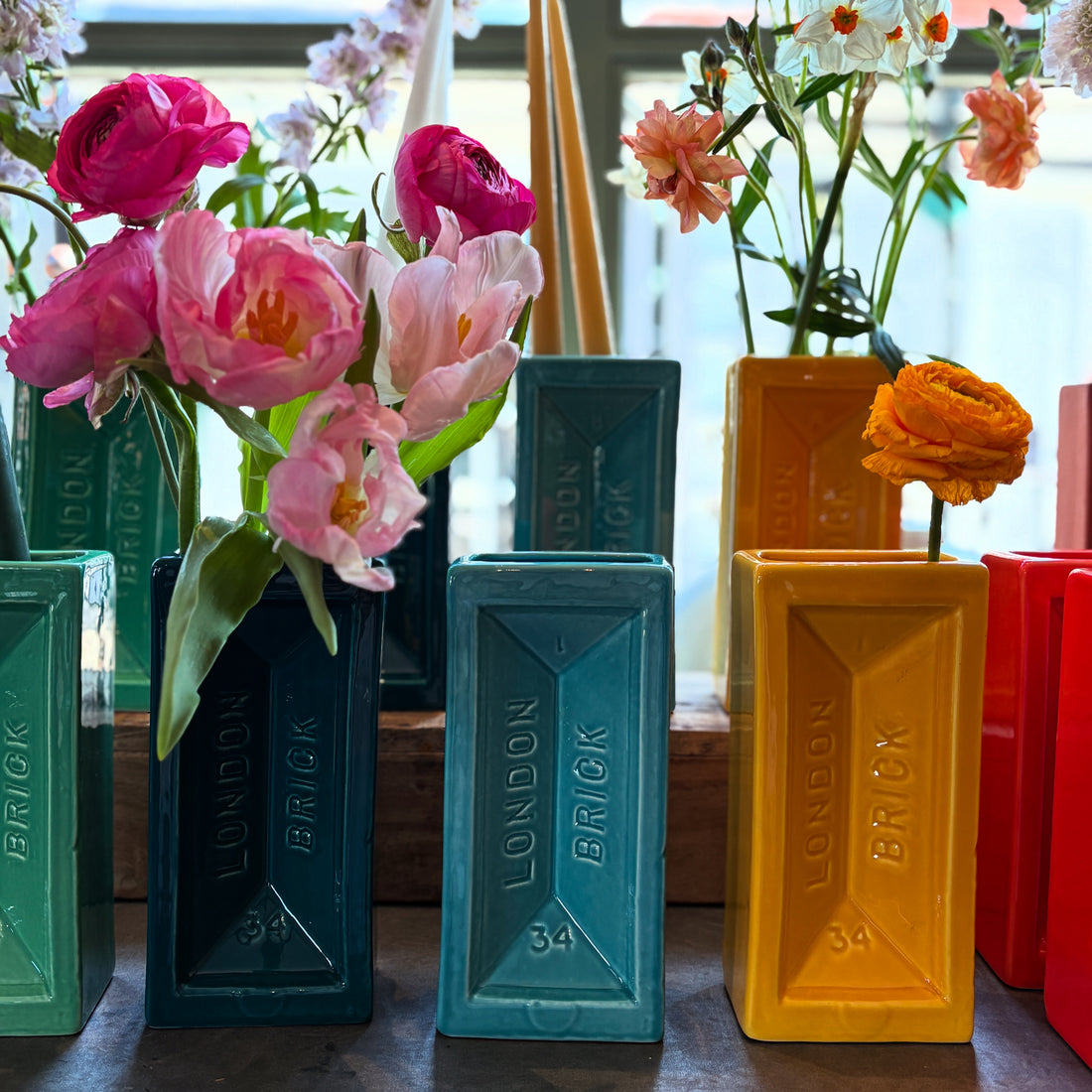 London Brick Vase