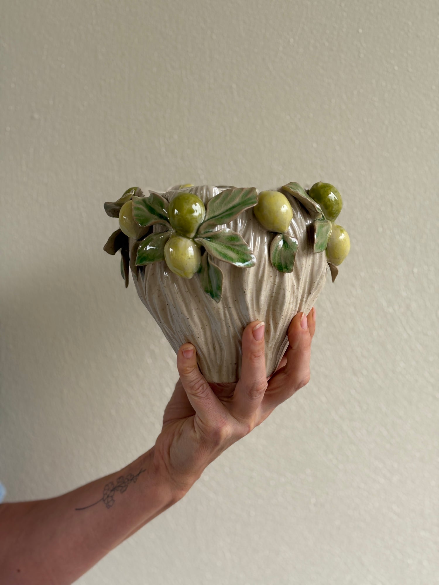 Ceramic citrus planter