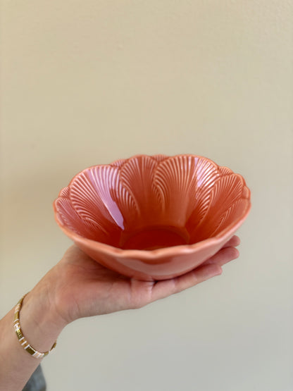 Pink flora bowl