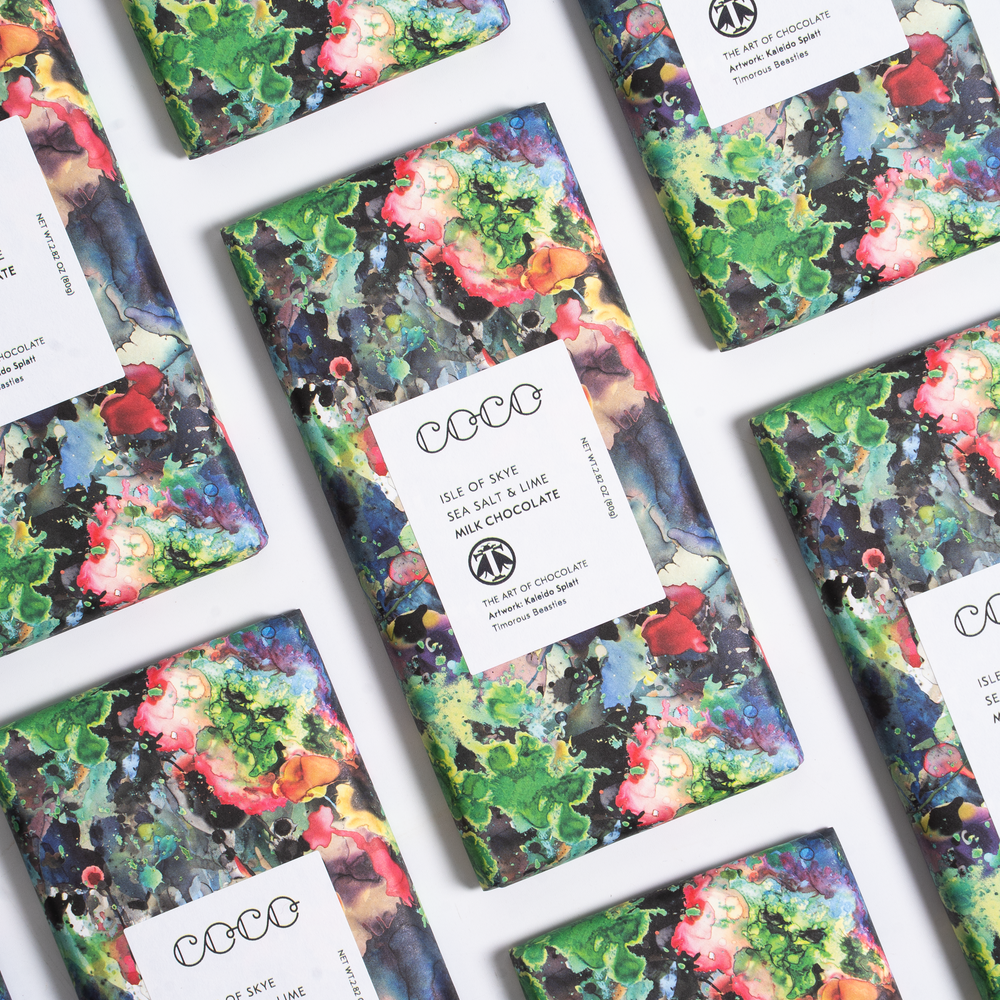 Isle of Skye Sea Salt &amp; Lime Milk Chocolate