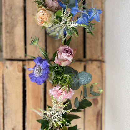 Pastel Paradise Trio of Bud Vases